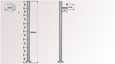 Geländerpfosten |  für...