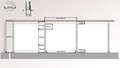 Edelstahlgeländer für Glas | aufgeschraubt | L-Form