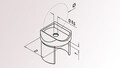 Rohrverbinder | Adapter  für Glasleistenrohr | Ø 48,3 auf Ø 48,3 mm | V2A | Auslaufartikel