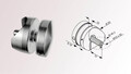 Glasadapter | Ø 50 mm | Rohr Ø 48,3 mm | M10 Gewinde | Glas 8 - 17,52 mm | Auslaufartikel