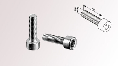 DIN 912 | Innensechskantschraube mit Zylinderkopf | M6 x 80 mm